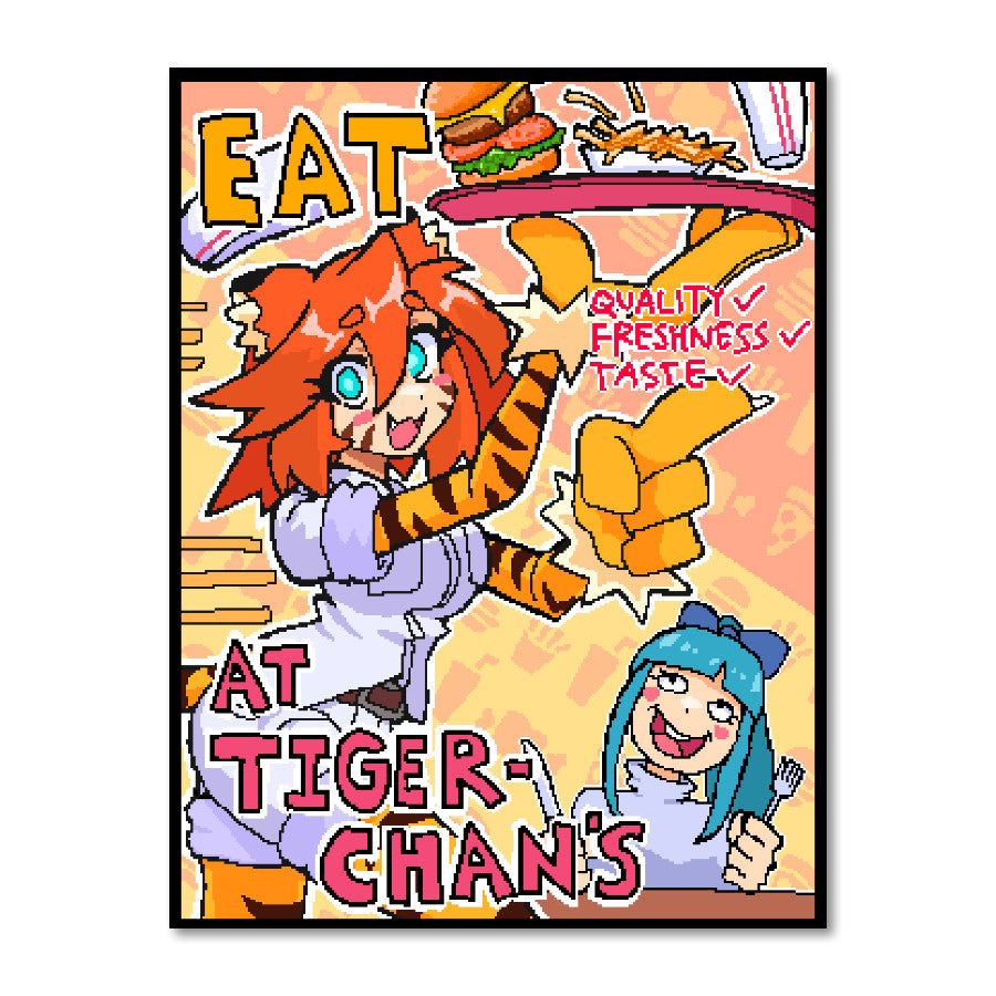 Eat At Tiger-Chan's Sticker