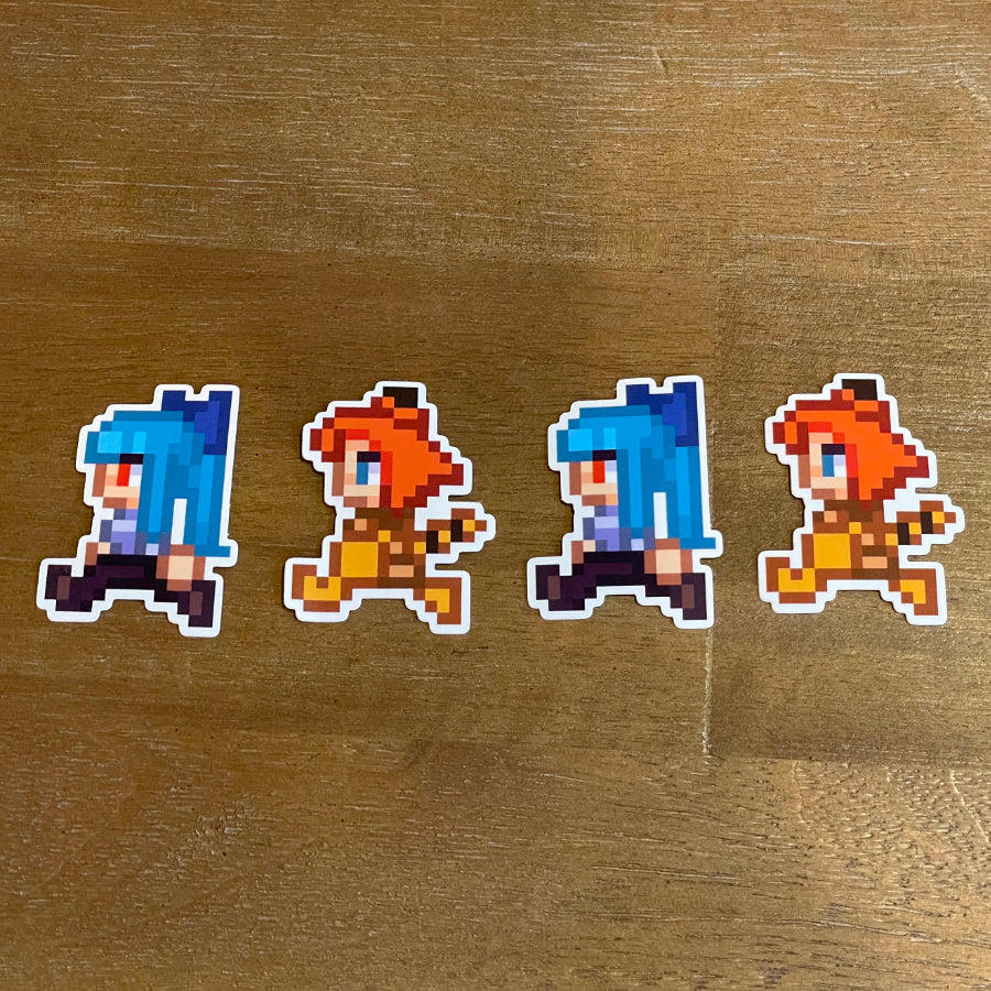 Penny and Tiger-chan Adventure Sticker Set